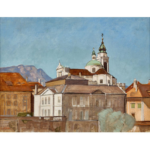 RUDOLF H�SLER : Die St. Ursen-Kathedrale in Solothurn (DOBIASCHOFSKY AUKTIONEN AG)