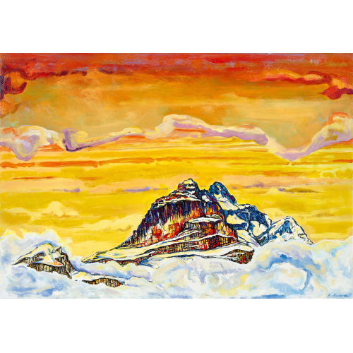 VALENTIN ROSCHACHER : 'Rote Platte (Westflanke der Jungfrau)' (DOBIASCHOFSKY AUKTIONEN AG)
