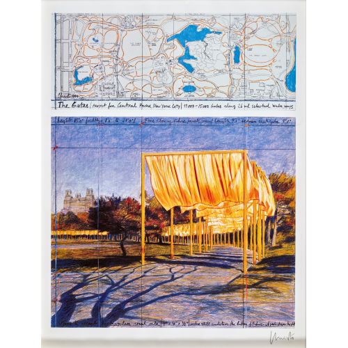CHRISTO) CHRISTO (EIGTL. JAVACHEFF : 'The Gates' (DOBIASCHOFSKY AUKTIONEN AG)