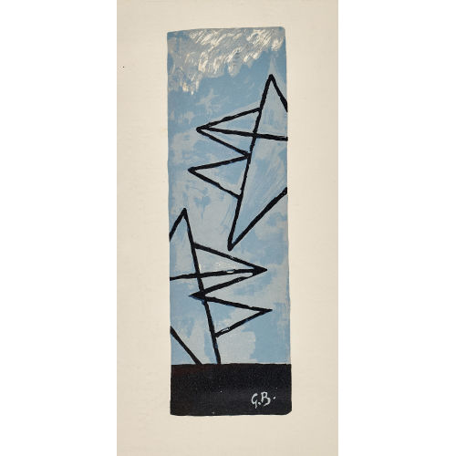 GEORGES BRAQUE : 'Ciel gris I' (DOBIASCHOFSKY AUKTIONEN AG)
