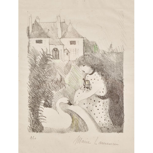 MARIE LAURENCIN : 'Le cygne' (DOBIASCHOFSKY AUKTIONEN AG)