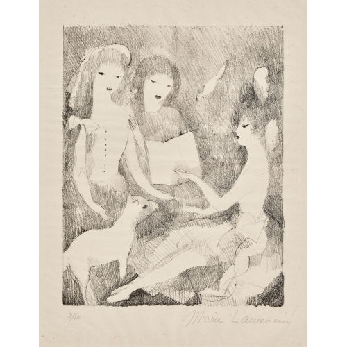 MARIE LAURENCIN : 'Le concert' (DOBIASCHOFSKY AUKTIONEN AG)