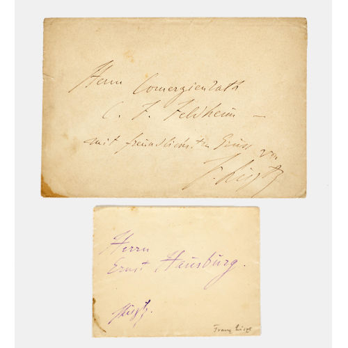 AUTOGRAFEN : Franz Liszt (1811-1886) (DOBIASCHOFSKY AUKTIONEN AG)