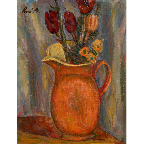 REN� AUBERJONOIS : 'Fleurs dans un pot' (DOBIASCHOFSKY AUKTIONEN AG)