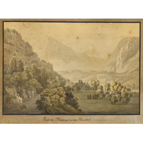 PETER BIRMANN : 'La Vall� de Meyringen' (DOBIASCHOFSKY AUKTIONEN AG)