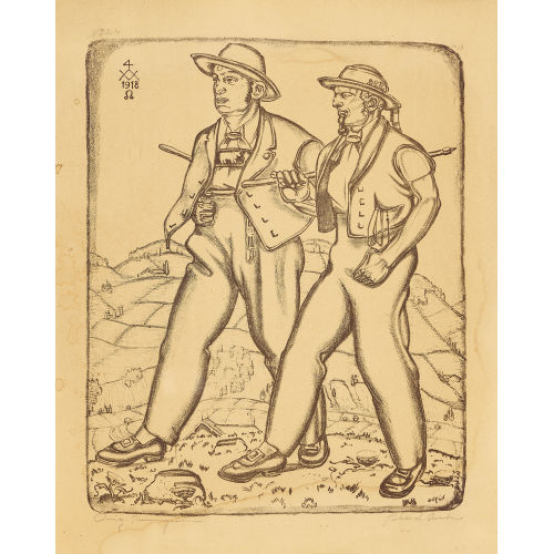ALBERT SEBASTIAN OESCH : Appenzeller Bauern (DOBIASCHOFSKY AUKTIONEN AG)