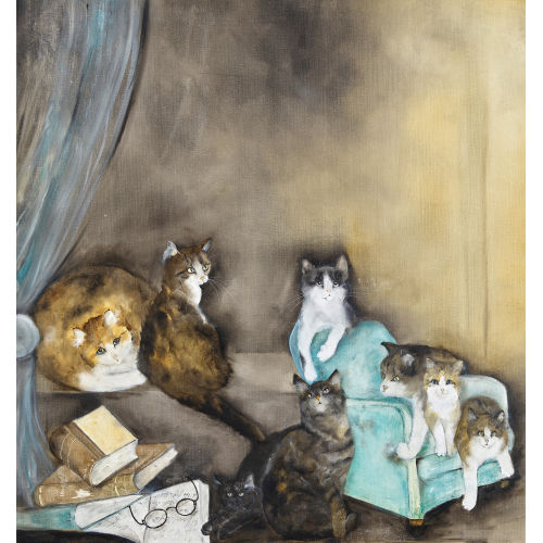 CARMEN D�D�) D�D� (EIGTL. MOSER-CASTELLI : 'I miei Gatti' (DOBIASCHOFSKY AUKTIONEN AG)