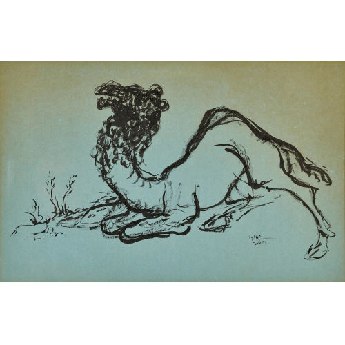 REUVEN RUBIN : Liegendes Dromedar (DOBIASCHOFSKY AUKTIONEN AG)