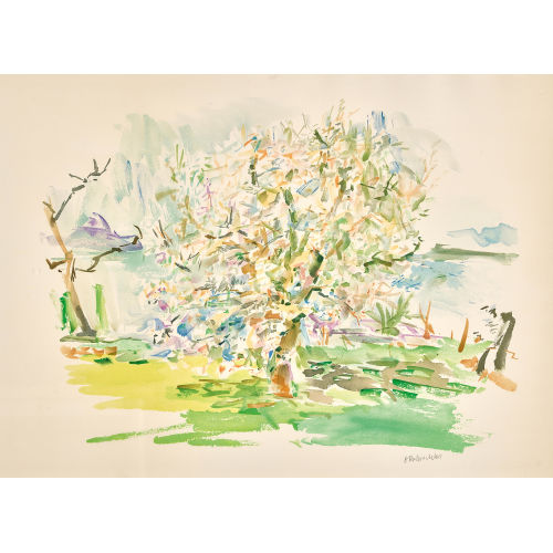 OSKAR KOKOSCHKA : 'Bl�hender Apfelbaum' (DOBIASCHOFSKY AUKTIONEN AG)