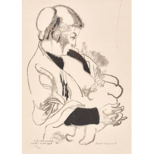 ROBERT HAINARD : 'Maternit� au ch�le' (DOBIASCHOFSKY AUKTIONEN AG)