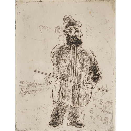MARC CHAGALL : 'Der Geiger' (DOBIASCHOFSKY AUKTIONEN AG)