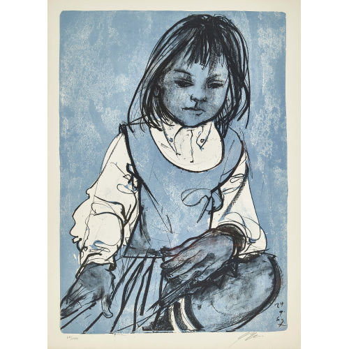 HANS ERNI : 'Sibylle auf Blau' (DOBIASCHOFSKY AUKTIONEN AG)