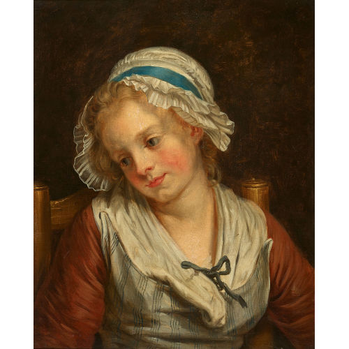 JEAN BAPTISTE GREUZE : Jeune fille (DOBIASCHOFSKY AUKTIONEN AG)