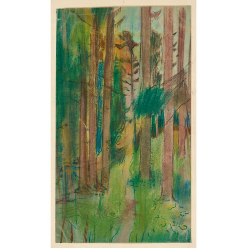 WERNER NEUHAUS : Waldweg. / M�dchenportr�t (DOBIASCHOFSKY AUKTIONEN AG)