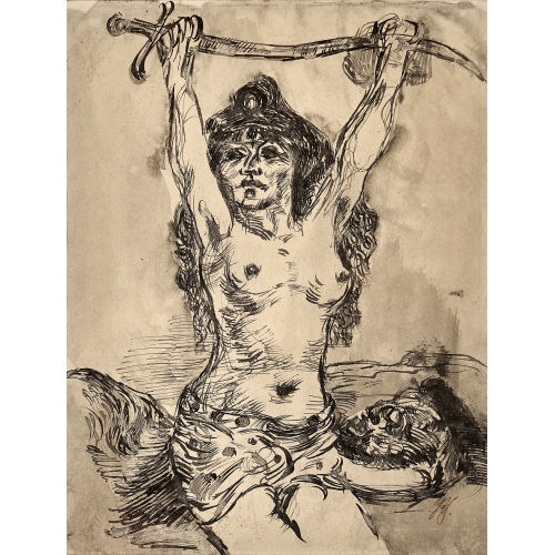 JOHANNES ROBERT SCH�RCH : Judith mit dem Haupt des Holofernes (DOBIASCHOFSKY AUKTIONEN AG)