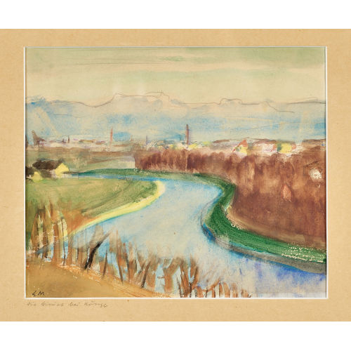 ERNST MORGENTHALER : 'Limmat bei H�ngg' (DOBIASCHOFSKY AUKTIONEN AG)