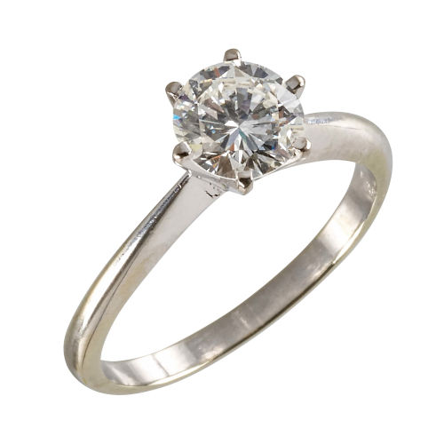 SOLITAIRE-RING : (DOBIASCHOFSKY AUKTIONEN AG)
