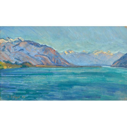 ERNST SAMUEL GEIGER : Am Lago Maggiore (DOBIASCHOFSKY AUKTIONEN AG)