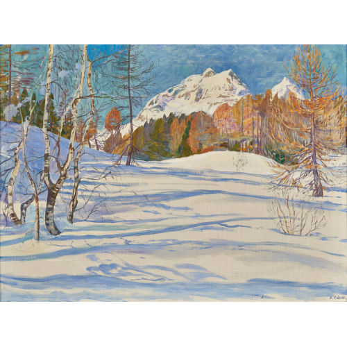 ADOLF TI�CHE : Sonnige Winterlandschaft im Saanenland (DOBIASCHOFSKY AUKTIONEN AG)