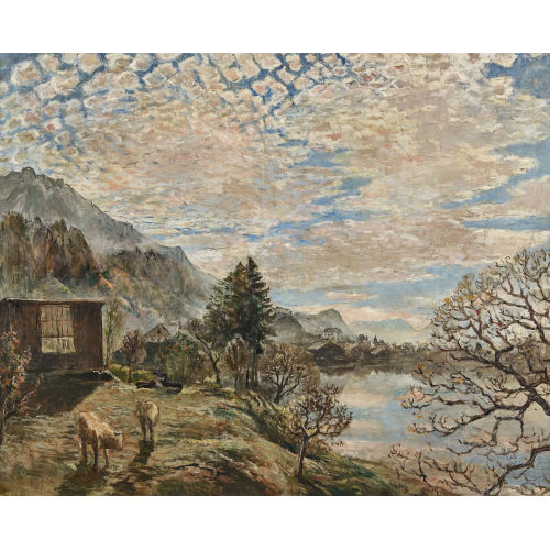 VICTOR SURBEK : K�nstleratelier in Iseltwald (DOBIASCHOFSKY AUKTIONEN AG)