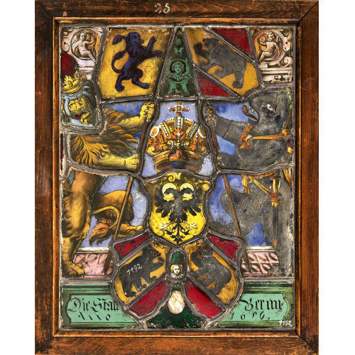 BERNER STANDESSCHEIBE : M�nchen, um 1900 (Franz Xaver Zettler) (DOBIASCHOFSKY AUKTIONEN AG)