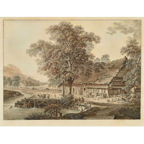 HEINRICH RIETER : 'Maison de paysan du Canton de Berne' (DOBIASCHOFSKY AUKTIONEN AG)