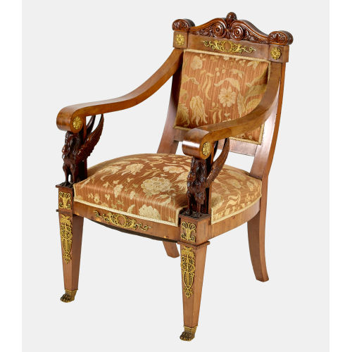 FAUTEUIL : Empire, 18./19. Jh (DOBIASCHOFSKY AUKTIONEN AG)