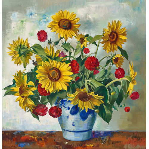 MARCUS JACOBI : Blumenbouquet (DOBIASCHOFSKY AUKTIONEN AG)