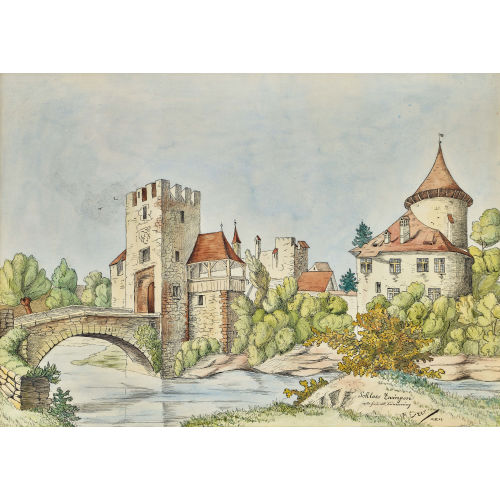 M. ERZER : 'Schloss Zwingen' (DOBIASCHOFSKY AUKTIONEN AG)