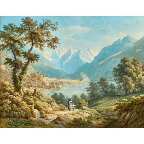 GABRIEL (GEN. LORY FILS) LORY : Am Brienzersee (DOBIASCHOFSKY AUKTIONEN AG)