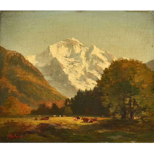AUGUSTE HENRI BERTHOUD : 'La Jungfrau' (DOBIASCHOFSKY AUKTIONEN AG)