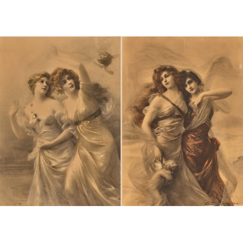 �DOUARD BISSON : Les messagers de l'amour/La capture de l'amour (DOBIASCHOFSKY AUKTIONEN AG)