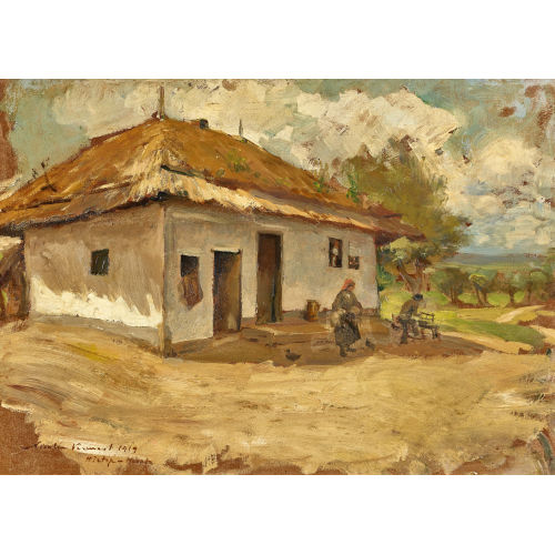 NICOLAE VERMONT : Bauernhaus in Rum�nien (DOBIASCHOFSKY AUKTIONEN AG)