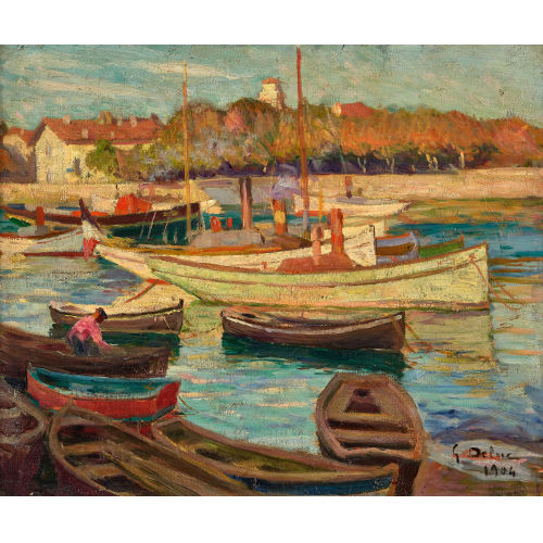 GABRIEL DELUC : Le port (DOBIASCHOFSKY AUKTIONEN AG)