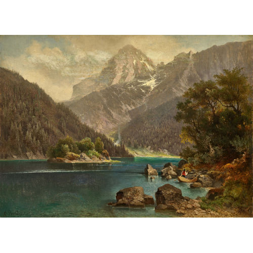 KARL PRESTELE : Der Hintersee bei Berchtesgaden (DOBIASCHOFSKY AUKTIONEN AG)