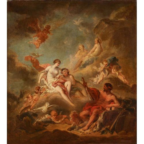 FRAN�OIS BOUCHER : Vulkan �berreicht Venus die Waffen f�r Aeneas (DOBIASCHOFSKY AUKTIONEN AG)