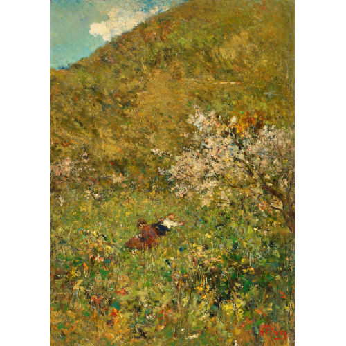 FERDINANDO GIUSEPPE PIANA : La primavera (DOBIASCHOFSKY AUKTIONEN AG)