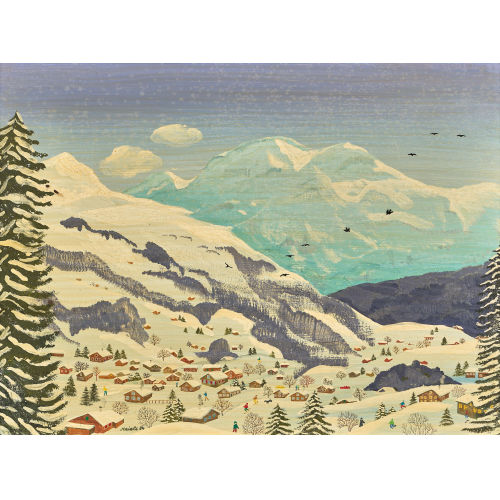 MEIELI HOLZER : Berglandschaft im Winter (DOBIASCHOFSKY AUKTIONEN AG)