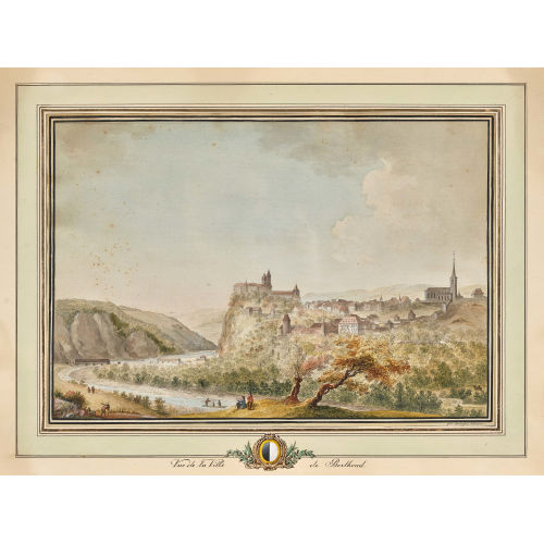 NIKOLAUS SPR�NGLIN : 'Vue de la Ville de Berthoud' (DOBIASCHOFSKY AUKTIONEN AG)
