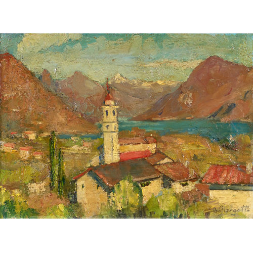 ANGELO GIORGETTI : 'La chiesa di Sant'Abbondio in Gentilino' (DOBIASCHOFSKY AUKTIONEN AG)