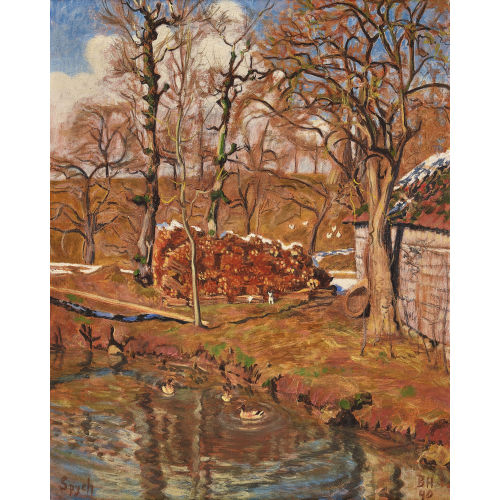 BRUNO HESSE : 'Am Weiher' (DOBIASCHOFSKY AUKTIONEN AG)