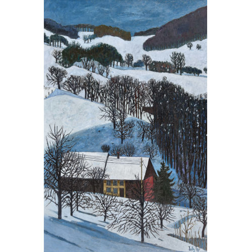 KATHY (EIGTL. THYS-BILL THYS : Mondbeschienene Winterlandschaft (DOBIASCHOFSKY AUKTIONEN AG)