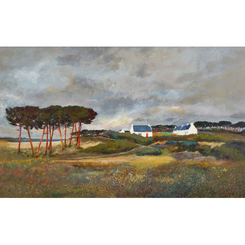 ALPHONSE LANO� : 'Les pins de la plage' (DOBIASCHOFSKY AUKTIONEN AG)