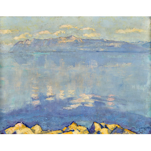 ST�PHANIE CAROLINE JEANNE GUERZONI : 'Lac matin d'�t�' (DOBIASCHOFSKY AUKTIONEN AG)