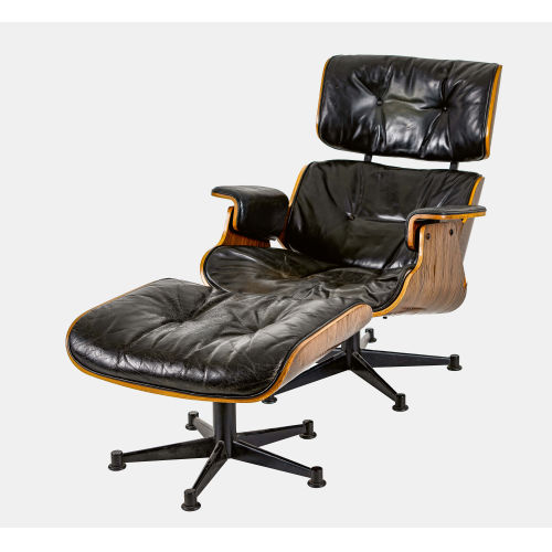 CHARLES ORMAND EAMES : Lounge Chair mit Ottomane (DOBIASCHOFSKY AUKTIONEN AG)