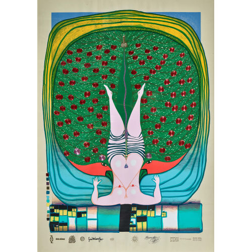 FRIEDENSREICH HUNDERTWASSER : 'Hommage � Schr�der-Sonnenstern' (DOBIASCHOFSKY AUKTIONEN AG)