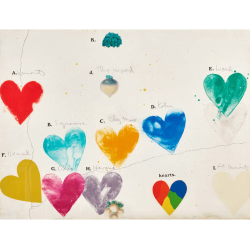 JIM DINE : 'The world (for Anne Waldman)' (DOBIASCHOFSKY AUKTIONEN AG)