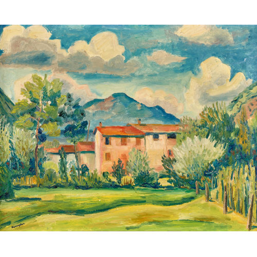 ERNST KEMPTER : 'Tessinerlandschaft' (DOBIASCHOFSKY AUKTIONEN AG)