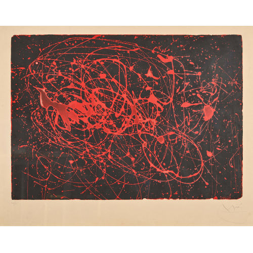 JOAN MIR� : 'L'oiseau de feu' (DOBIASCHOFSKY AUKTIONEN AG)