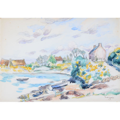 HENRI CHARLES MANGUIN : 'Colombier - Le coin des p�cheurs' (DOBIASCHOFSKY AUKTIONEN AG)